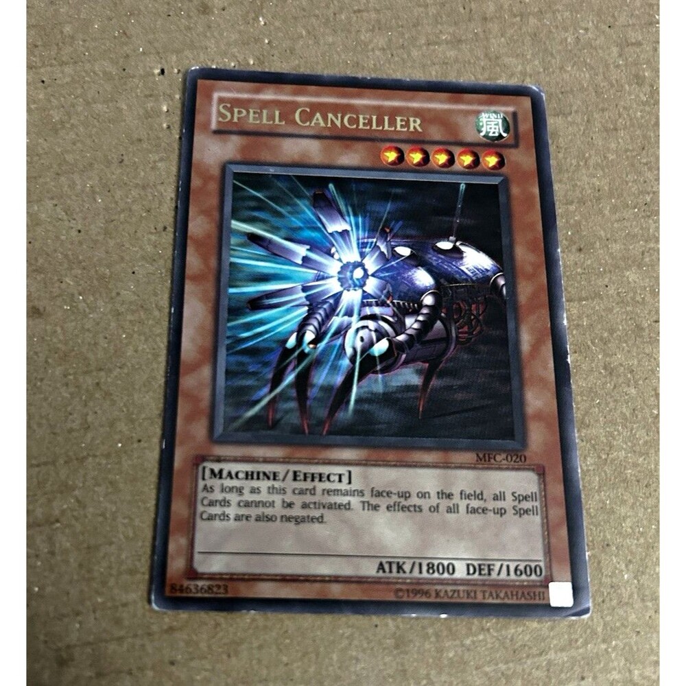 Konami Spell Canceller MFC-020 Ultra Rare Unlimited EN 1800/1600
